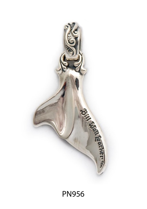 Large Whale's Tale Pendant